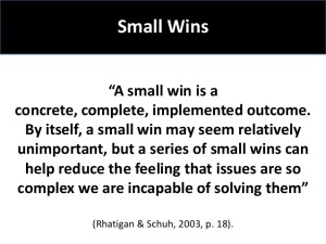 small wins